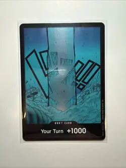 One Piece TCG Special Blue DON!! Card Exclusive Your Turn +1000 - Image 1