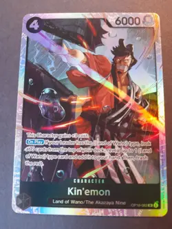 Kin'emon OP16-082 SR Foil The Time of Battle One Piece TCG English - Image 1