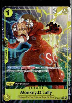 Monkey.D.Luffy (012) (Full Art) ST29-012 Starter Deck 29: Egghead One Piece Foil - Image 1