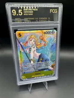 2026 One Piece Heroines #053 Nami FCG 9.5 - Image 1