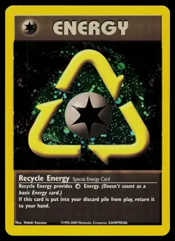 Pokemon Card - Recycle Energy WotC 2002 League Promo Holo Promo Reverse Holo - Image 1