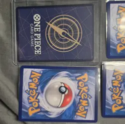 Pokemon TCG + One Piece EB03-010 Monet Chinese Holo 4-Card Lot Eevee - Image 5
