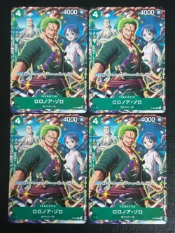 4 Card Roronoa Zoro P-094 V Jump Promo ONE PIECE Card Game Japanese Near Mint - Image 1