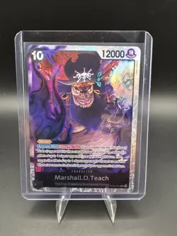 Bandai One Piece Card Game Marshall D. Teach OP09-093 Special Foil Character - Image 1
