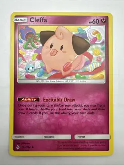 Pokemon Card Cleffa Unbroken Bonds Uncommon 131/214 Near Mint - Image 1