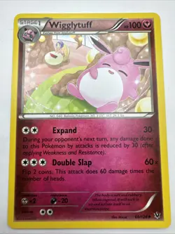 Pokemon Card Wigglytuff Fates Collide Uncommon 66/124 Near Mint - Image 1