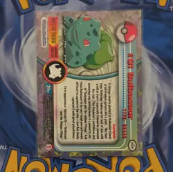 Topps Mint NM Blue Logo Bulbasaur #01 Rare 1999 Pokemon Card - Image 2