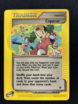 Copycat 138/165 - Expedition Base Set EReader Non Holo Trainer Pokemon Card - LP - Image 1