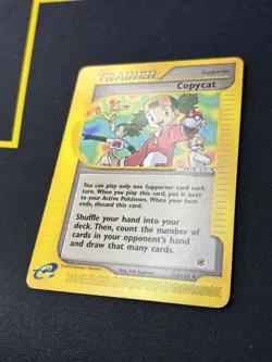 Copycat 138/165 - Expedition Base Set EReader Non Holo Trainer Pokemon Card - LP - Image 2
