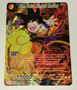 Son Goku, Nimbus Master DB3-003 SR English Dragon Ball Super Card Game - Image 1