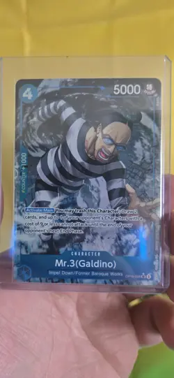 One Piece Card Game Mr. 3 (Galdino) OP16-056 SR Alt art English - Image 1