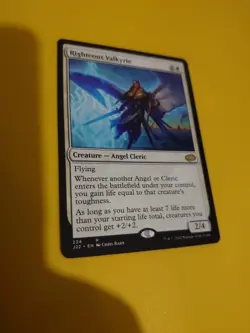 Righteous Valkyrie. J22 Rare Angel Cleric MTG Card. - Image 4