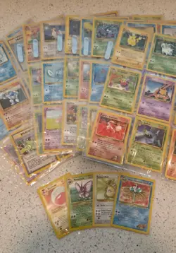 Pokemon 108 Card Binder Collection WOTC Lot -Base set, Jungle, Fossil, Gym +MORE - Image 1