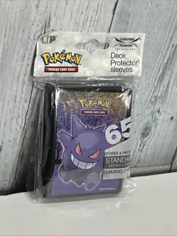 POKEMON ULTRA PRO Haunted Hallow Gengar DECK PROTECTOR CARD SLEEVES - Image 1