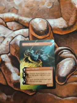 Magic the Gathering Simian Spirit Guide #3 Hand Painted Unique Custom MTG Alter - Image 1