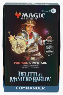MTG COMMANDER DECK CRIMES AT MANOR KARLOV MKM - AIM TO IMPUTE MAGIC ITA - Image 1