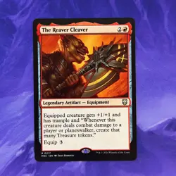 The Reaver Cleaver 0217 M3C Modern Horizons 3 COMMANDER Regular MTG Artifact NM - Image 1