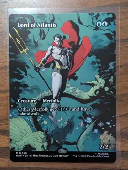 Lord Of Atlantis - 56 - MTG: Marvel Super Heroes - Borderless Showcase Regular - Image 1