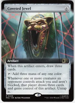 MAGIC MTG COVETED JEWEL (EXTENDED ART) 429 COMMANDER: MARVEL SUPER HEROES - Image 1