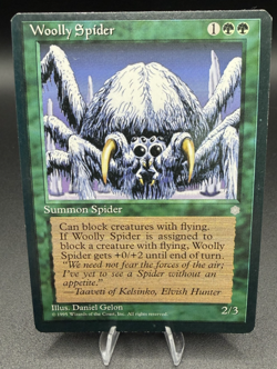 Woolly Spider - Ice Age (1995) - MTG Magic the Gathering - LP/NM - Vintage - Image 1