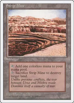 MTG [4ED-189 NM] Strip Mine - Image 1