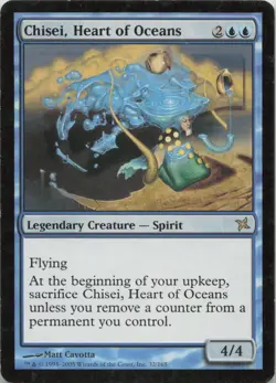 Chisei, Heart of Oceans R Betrayers of Kamigawa 32 - LP MTG - Image 1