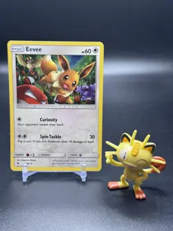 Eevee 48/68 Pokemon Hidden Fates Holo - NM - Image 1