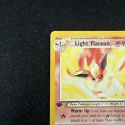Nintendo Pokemon TCG Neo Destiny Light Flareon 46/105 Rare regular 1st Edition - Image 2