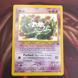Pokemon Wotc Black Star Promo #47 Mew On a Lilly Pad - FREE SHIPPING!!! - Image 1