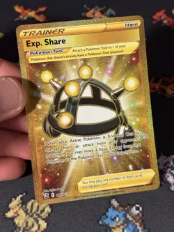 Pokemon Cards Exp. Share 180/163 Full Art Gold Secret Rare Battle Styles - (NM) - Image 2