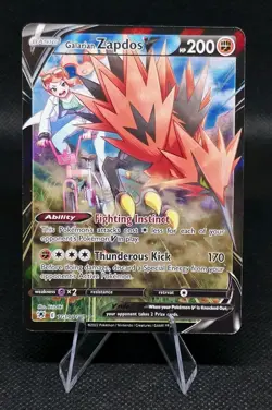 Galarian Zapdos V TG19/TG30 Holo - Astral Radiance Trainer Gallery Pokemon - NM - Image 1