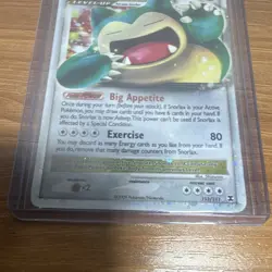 Pokemon Snorlax LV.X 111/111 Rising Rivals Holo Ultra Rare Level Up 130 HP - Image 3