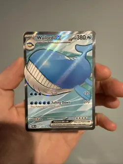 Wailord ex 097/084 Pitch Black Full Art Ultra Rare Pokemon TCG NM - Image 1