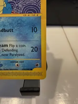 Vintage 2002 Squirtle 132/165: Expedition Base Set Pokemon Card - Image 5