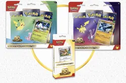 *PRESALE* Pokemon TCG 30th Anniversary Tech Sticker (2)+ 1 Knock Out Collection - Image 1