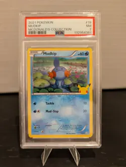 Pokemon PSA 7 McDonald’s Collection 25th Anniversary Mudkip Non-Holo #19 - Image 1