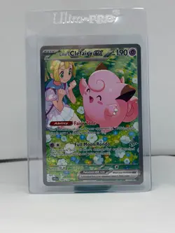 Pokemon TCG Lillie's Clefairy EX Sir 184/159 Journey Together - Image 1