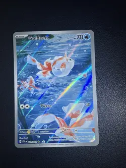 Pokemon TCG Goldeen 087/084 ME05: Pitch Black Illustration Rare Full Art - Image 1