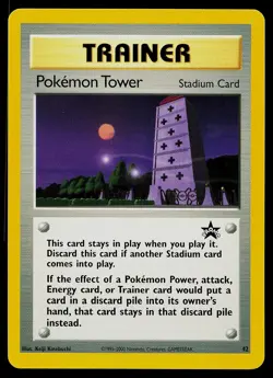 Pokemon Card - Pokemon Tower Wotc Black Star Promo 42 Promo - Image 1