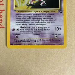 Pokemon TCG - Mr. Mime - Jungle Set - 6/64 - Holo - NM/LP - Image 3