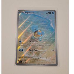 Squirtle 170/165 Illustration Rare Holo Full Art SV 151 English 2023 Arita - Image 1