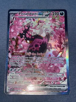Pokemon TCG Fezandipiti ex 288/217 Me: Ascended Heroes Pack Fresh NM/M - Image 1