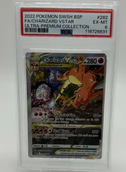 Pokemon Charizard VSTAR SWSH262 Sword & Shield Promo Holo Full Art PSA 6 2022 - Image 1