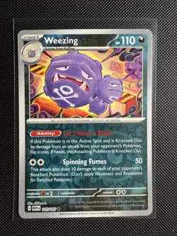 Pokemon - 151 - Weezing - Rare Holo - 110/165 - ENGLISH - NM/M - Image 1