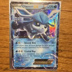 The Pokemon Company Glaceon EX 20/124 Fates Collide Ultra Rare Holo English - Image 1