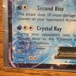 The Pokemon Company Glaceon EX 20/124 Fates Collide Ultra Rare Holo English - Image 4