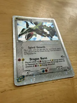 2003 POKEMON DRAGON #97 RAYQUAZA EX-HOLO MP - Image 3