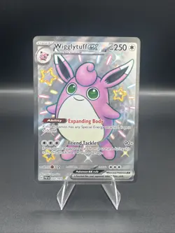 Pokemon TCG: Wigglytuff ex Shiny Full Art - Paldean Fates 222/091 - Near Mint - Image 1