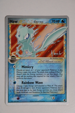 Pokemon MEW GOLD STAR Delta Species 2008 World Championships Deck WCD 101/101 MP - Image 1