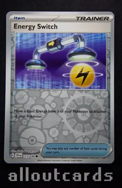 2023 Pokemon Scarlet & Violet Base Energy Switch Reverse Holo 173/198 - Image 1